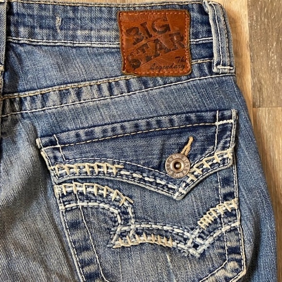 BIG STAR Hazel Curvy Fit Boot Cut Pocket Jeans 27 - Picture 7 of 10
